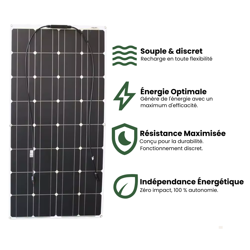 Panneau solaire flexible 100W / 200W – Nomadia Flex