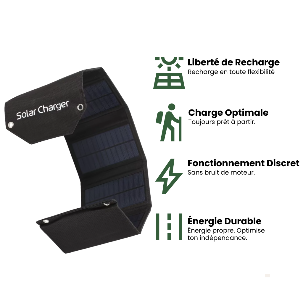 Panneau solaire pliable 60W à 100W – Nomadia SolarFold 100