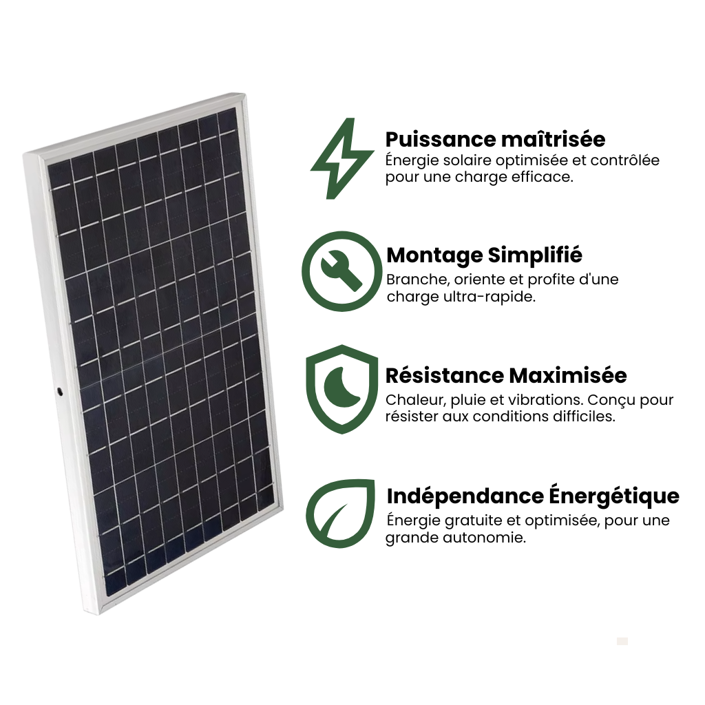Panneau solaire rigide 300W – Nomadia Core