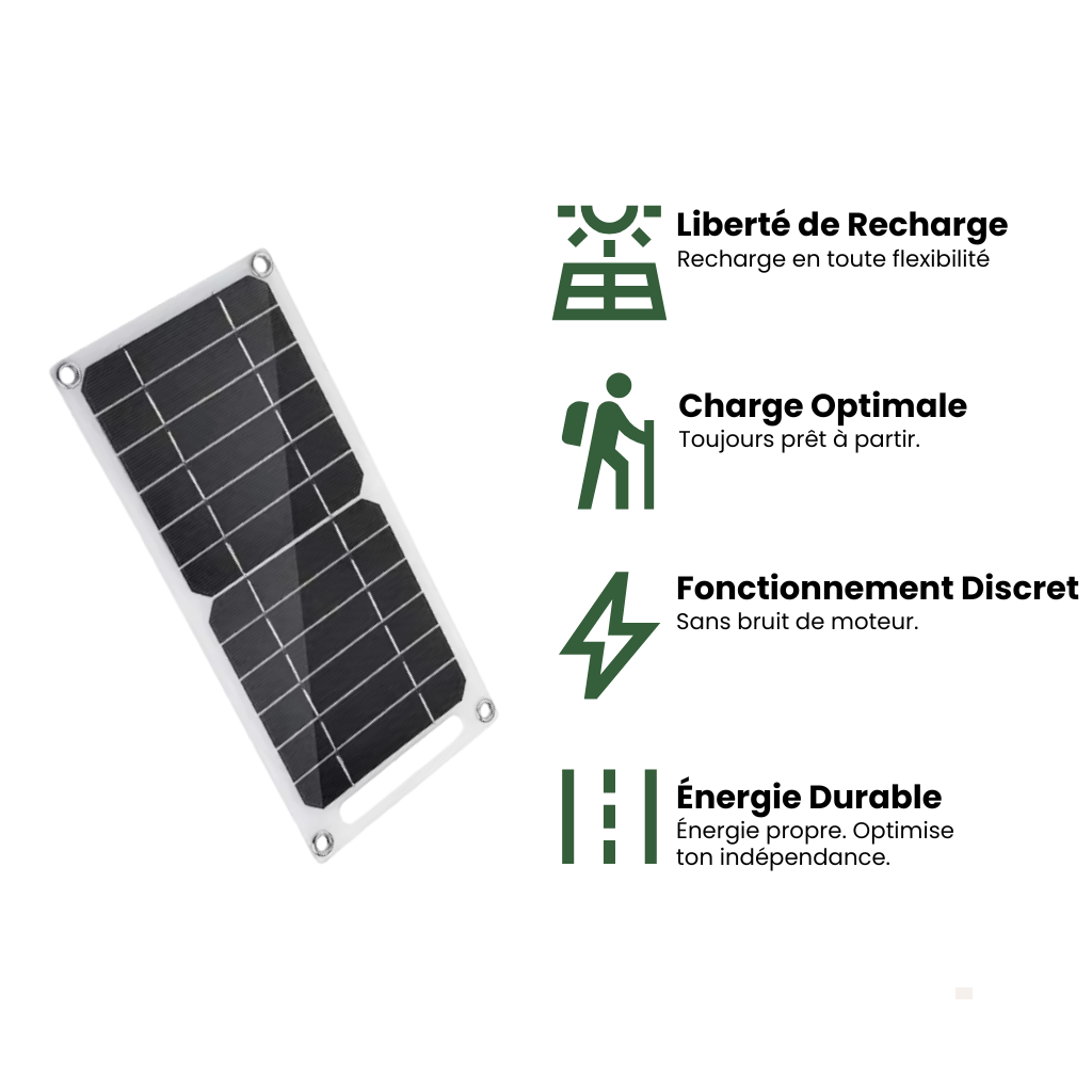 Panneau solaire portable 35W – Nomadia Lite
