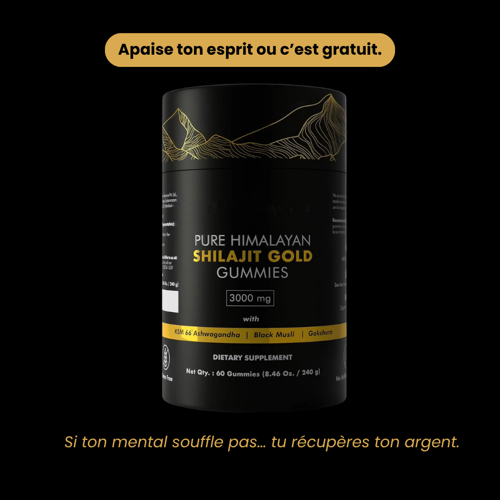 Cure Shill Gold : 30 jours pour souffler enfin
