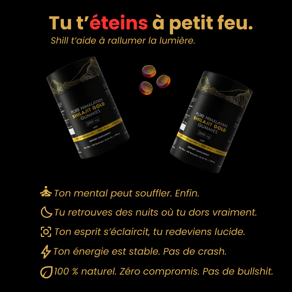 Cure Shill Gold : 30 jours pour souffler enfin