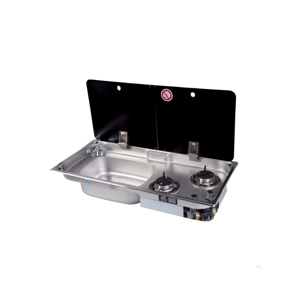 Réchaud inox 304 professionnel – Nomadia DuoHeat Pro