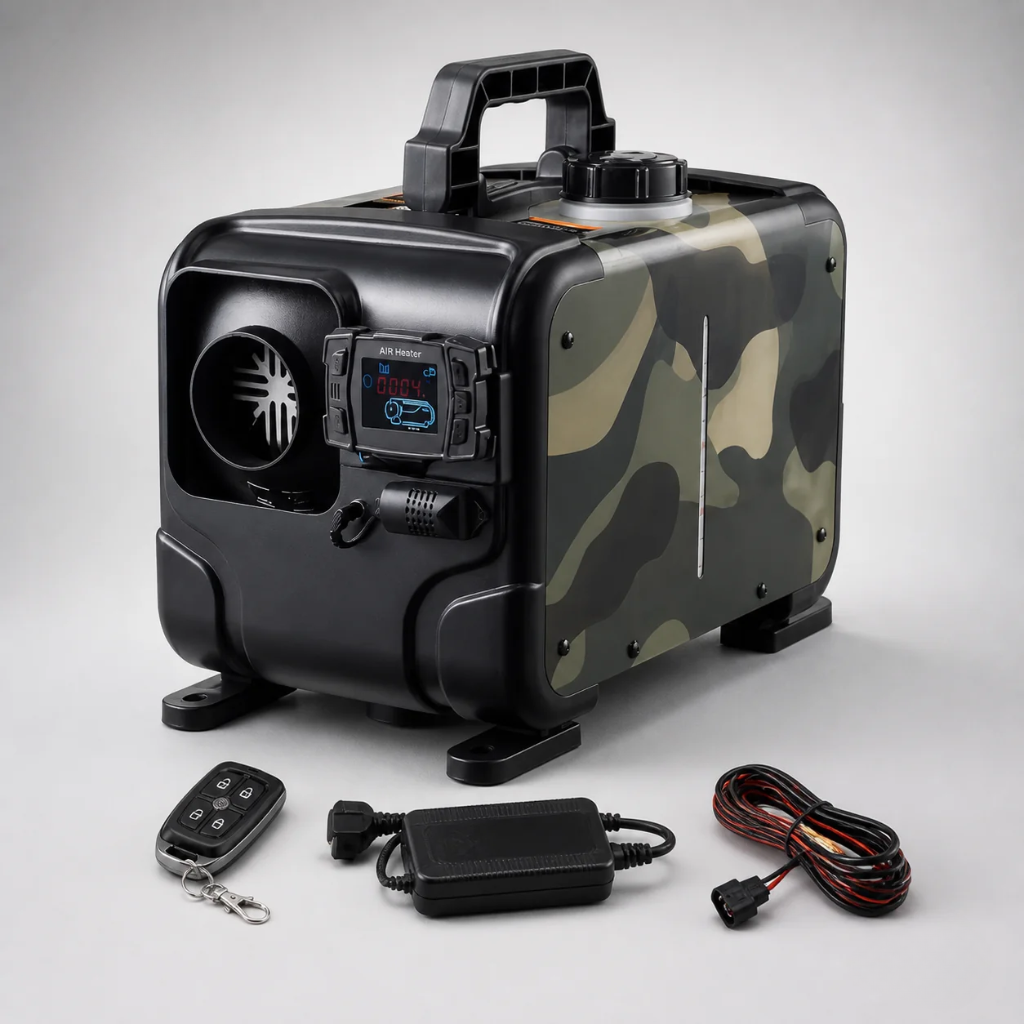 Chauffage Diesel Portable 8 kW pour Camping-Car, Van & Fourgon avec Bluetooth & Alarme CO | NomadiaHeat Go