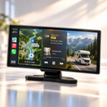 Écran CarPlay 10 pouces Spécial Camping-Car & Van avec Navigation | NomadiaSafeRoute Connect