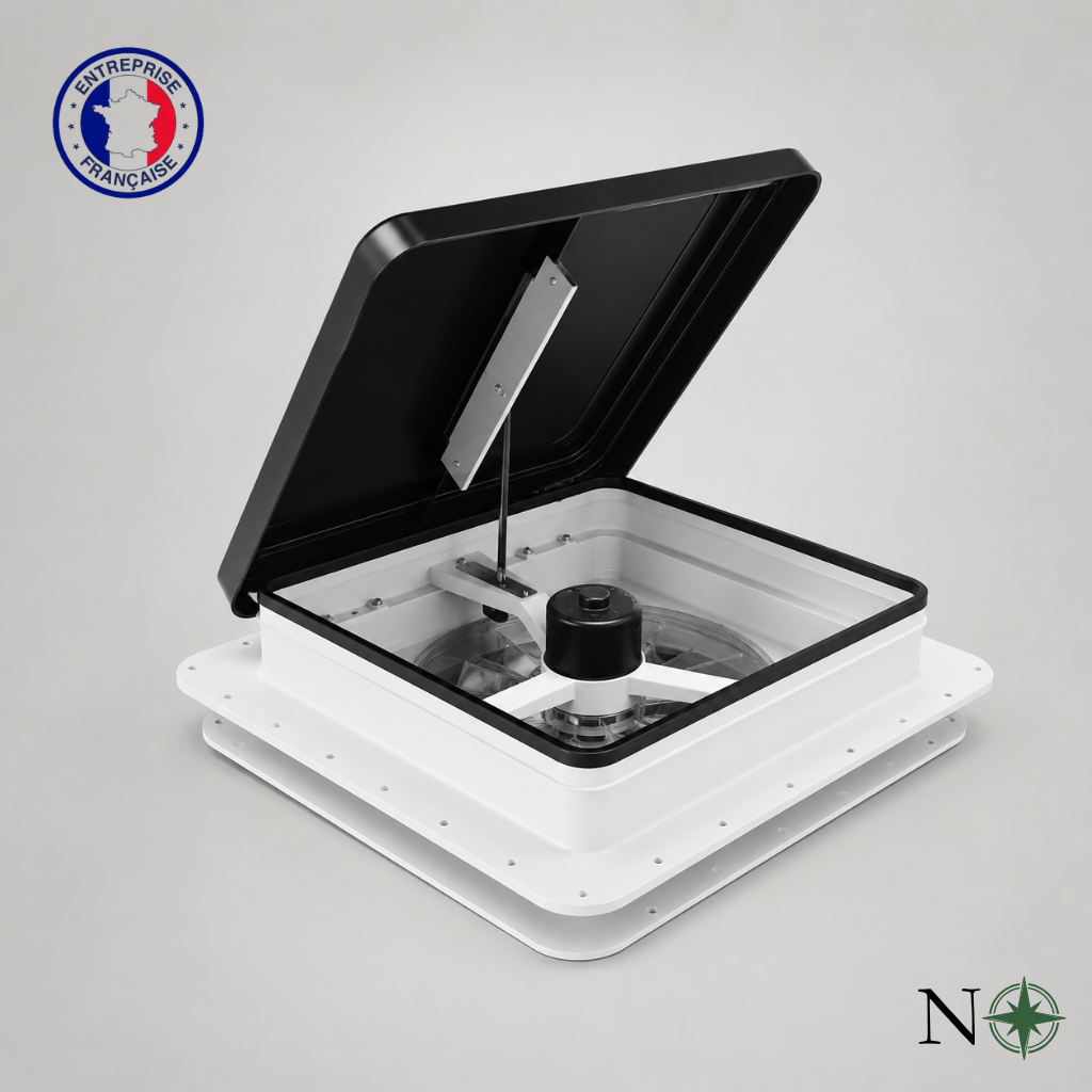 Lanterneau 42x42 Camping-Car avec Ventilation et Moustiquaire | Nomadia AirBasic 42