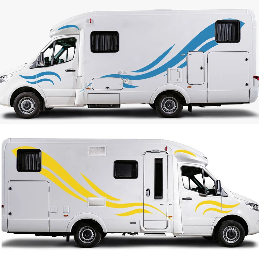 Autocollant décoratif “Wave Line” – Nomadia