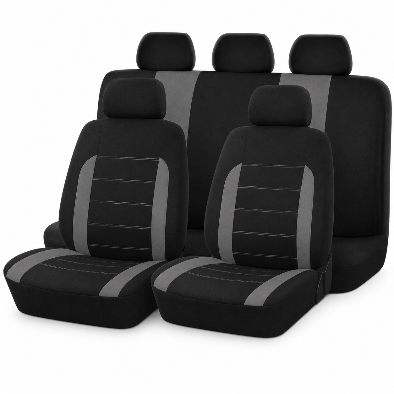 Housses NomadiaSeat grises ensemble cinq places