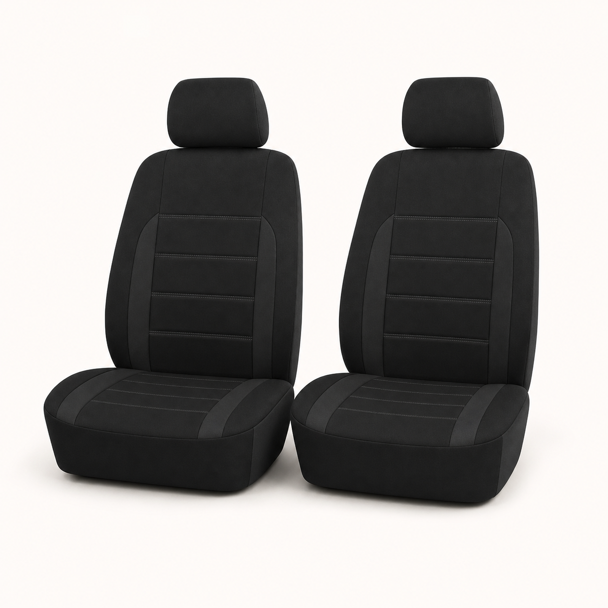 Housses NomadiaSeat noires pour deux sièges